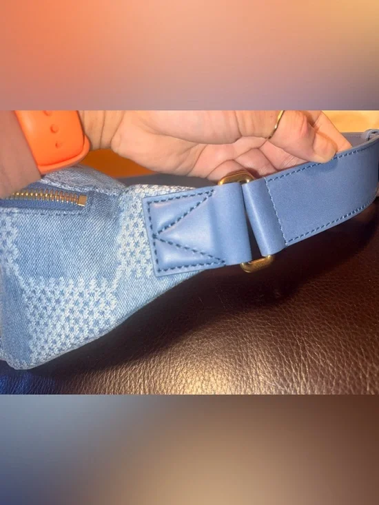 Louis Vuitton Denim Rush Bum Bag with Gold Hardware - Picture 12 of 15